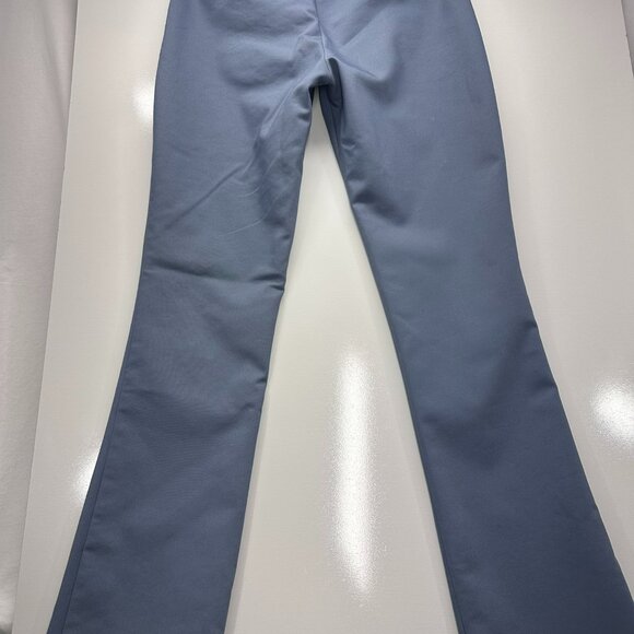 Express Dress Pants Women Size 6 Columnist Barely Boot Mid Rise Stretch Sky Blue - Picture 2 of 11